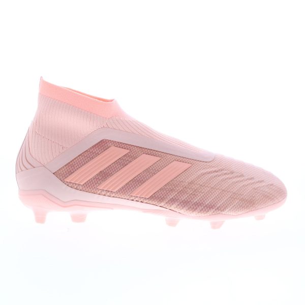 Adidas Predator 18+ FG DB2310 Mens Pink Mesh Athletic Soccer Cleats Shoes Sale