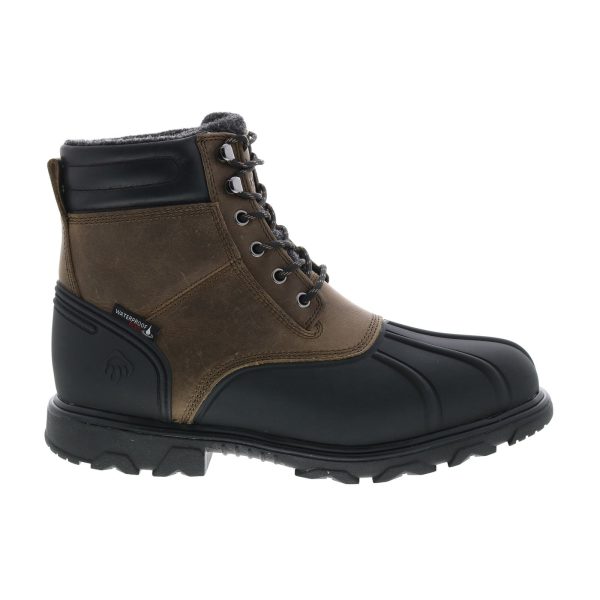 Wolverine Muscovy Chukka W080010  Mens Brown Wide Leather Lace Up Work Boots Cheap
