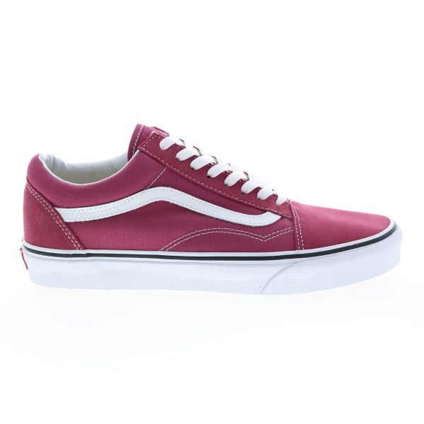 Vans UA Old Skool VN0A38G1U641 Mens Red Canvas Lifestyle Sneakers Shoes Online now
