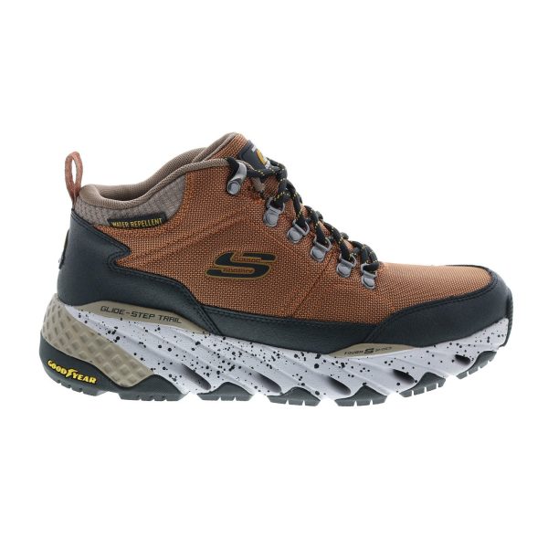 Skechers Glide Step Trail Woodward 237257 Mens Brown Athletic Hiking Shoes on Sale