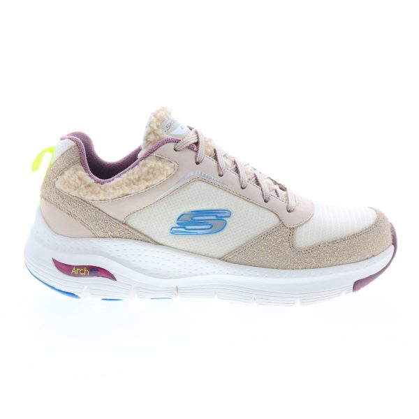Skechers Arch Fit Cozy Spirit 232104 Mens Beige Suede Lifestyle Sneakers Shoes Online Hot Sale