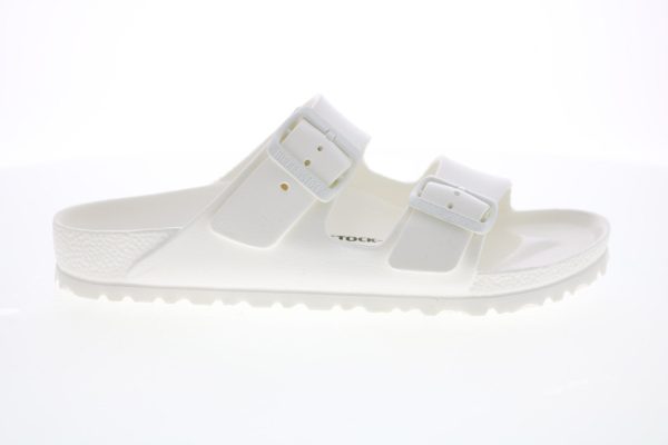 Birkenstock Arizona EVA 129443 Mens White Narrow Flip-Flops Sandals Shoes Fashion