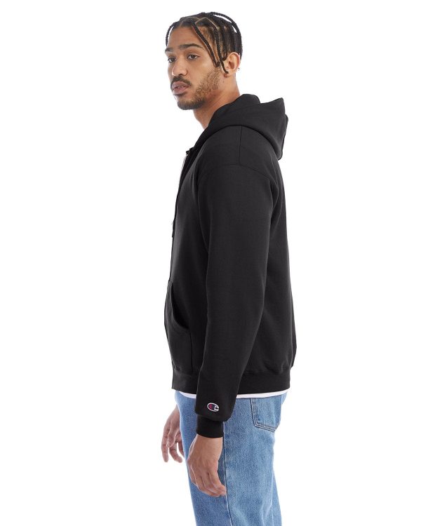 Champion EcoSmart Full-Zip Hoodie | Black Cheap - Image 3