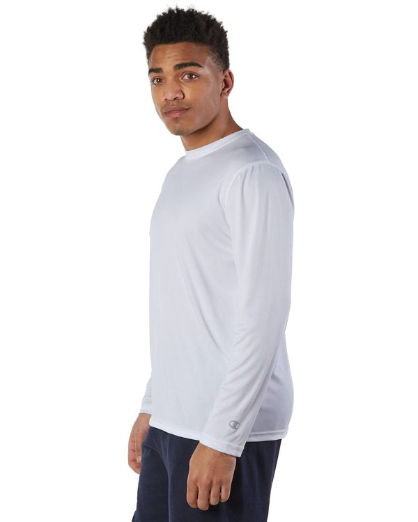 Champion Double Dry Long Sleeve T-Shirt | White Cheap - Image 3