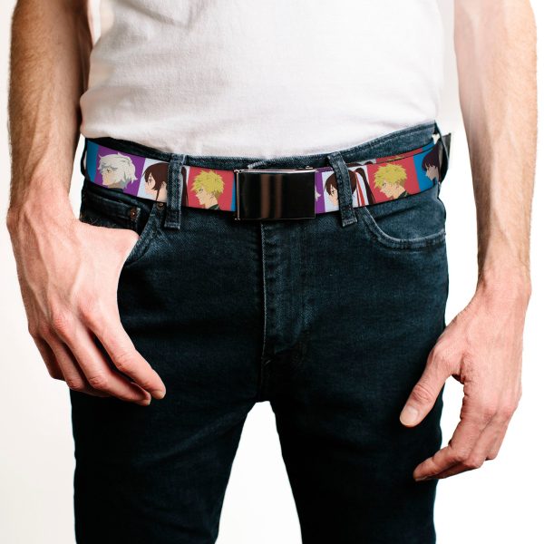 Web Belt Blank Black Buckle - Hell s Paradise Gabimaru Sagiri Chobe and Toma Profile Blocks Multi Color Webbing For Discount - Image 2